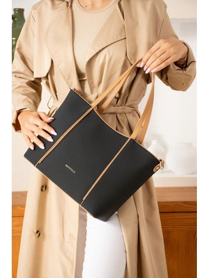 Just Polo Kadın Büyük Boy 2 Bölmeli El Çantası Large Tote Bag P344028MH