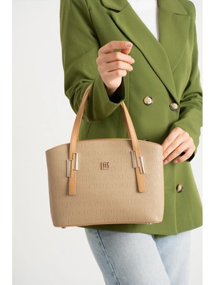 Just Polo Kadın Orijinal Just Polo 5 Bölmeli Şık El ve Omuz Çantası Shoulder Bag 26 x 24