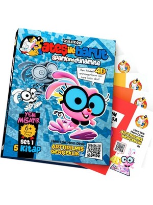 Daphne Mall Ateş Ile Barut Yeni Misafir Ar (4d) Animasyonlu Kitap Set 1