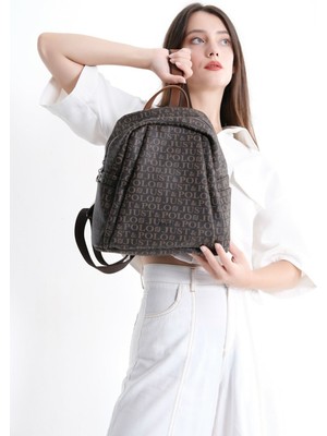 Just Polo Kadın Kahverengi Taba Sırt Çantası