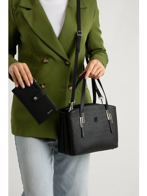 Just Polo Kadın Omuz Çantası ve Cüzdanı Kombin 440113MH