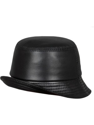 Hakiki Koyun Derisi Balıkçı (Bucket) Şapka – Dayanıklı, Zamansız ve Günlük Kullanıma Uygun Tasarım