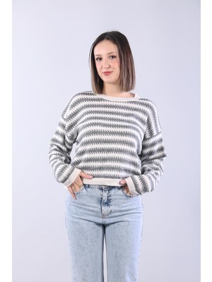 Mckanzie 01930 Çizgili Tiftik Kazak