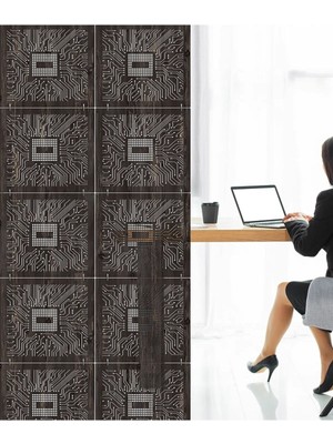 Wooddoom Lazer Kesim Sarkıt Paravan,ahşap Seperatör, Panel Levha Seti Dekorasyon Ahşap Oda Bölücü Çip Işlemci