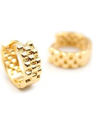 Royaleks Rl Halka Küpe - Altın