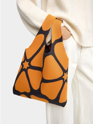 Parfois Çiçek Desenli File Çanta