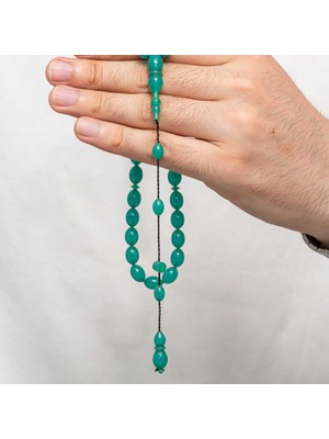 Costurera Sıkma Kehribar Tesbih