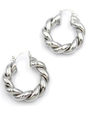 Royaleks Burgu Halka Küpe - Gümüş