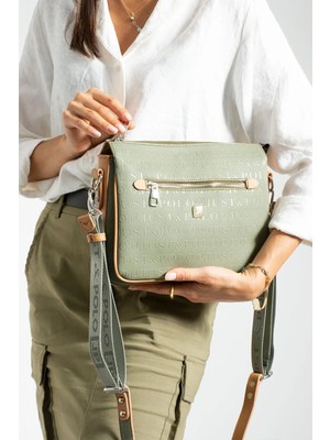 Just Polo Kadın Baskılı Omuz Çantası