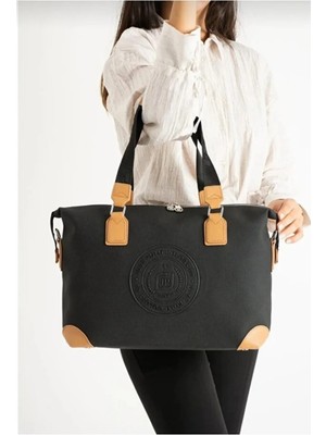 Just Polo Kadın Orijinal Just Polo Büyük Boy Lüks El ve Omuz Çantası Shoulder Bag Ebat: 33 x 40 cm