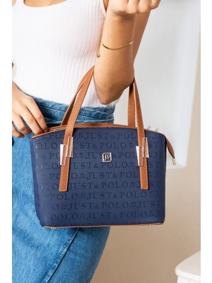 Just Polo Kadın 3 Bölmeli Lüks El ve Omuz Çantası Ebat : 26 x 20 cm