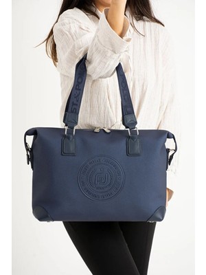 Just Polo Jp Polo Kadın Orijinal Büyük Boy El & Omuz Çantası Shopper Ebat : 33 x 40 cm