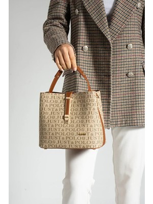 Just Polo Kadın Günlük Kullanıma Uygun Şık El ve Omuz Çantası Shoulder Bag
