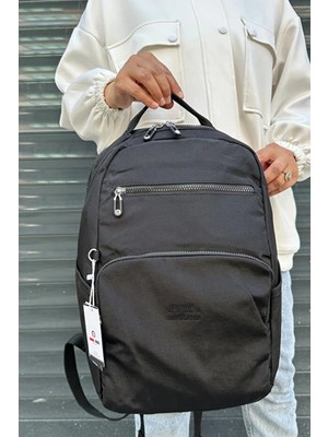 Just Polo Kadın Ithal Klinkır Kumaş Şık ve Lüks Sırt Çantası Shopper