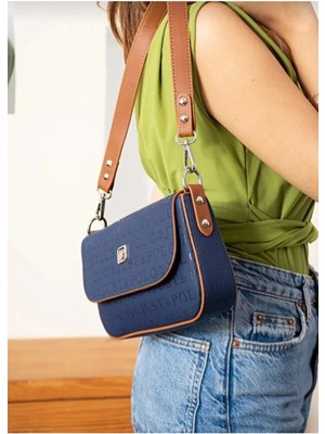 Just Polo Kadın Uzun Ayarlanabilir Askılı Şık El ve Omuz Çantası Ebat : 23 x 14 cm Shoulder Bag