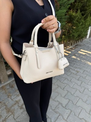 Just Polo Kadın Orijinal Just Polo Yeni Sezon 3 Bölmeli Yumuşak Deri Şık El ve Omuz Çantası Shopper