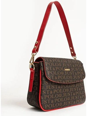 Just Polo Kadın Su Geçirmez Ayarlanabilir Askılı Lüks El & Omuz Çantası Shoulder Bag Ebat: 25 x 15 cm