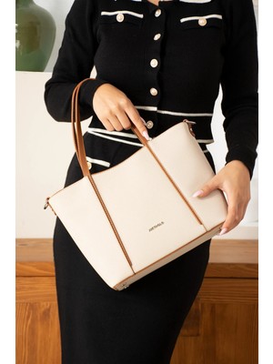 Just Polo Kadın Orijinal Just Polo Büyük Boy Ayarlanabilir Askılı Lüks El ve Omuz Çantası Shoulder Bag