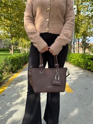 Just Polo Kadın Orijinal Just Polo Yumuşak Deri 4 Bölmeli Günlük Lüks El ve Omuz Çantası Shoulder Bag