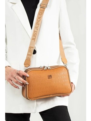 Just Polo Kadın 3D Baskılı Ayarlanabilir Askılı Şık Omuz Çantası Ebat: 16 x 26 cm