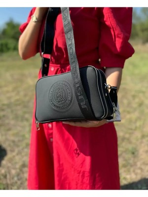 Just Polo Kadın Orijinal Just Polo Yeni Sezon Lakos Kumaş Lüks Omuz Çantası Shoulder Bag 16 x 26 cm