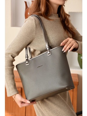 Just Polo Kadın Orijinal Just Polo Yeni Sezon Büyük Boy Lüks El Çantası Shopper Ebat : 25 x 30 cm