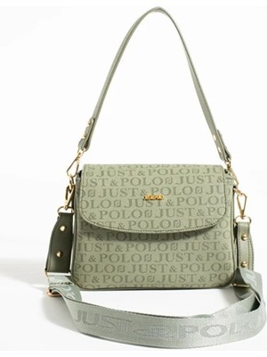 Just Polo Kadın Baskılı Ayarlanabilir Askılı Shopper Lüks El & Omuz Çantası Shoulder Bag