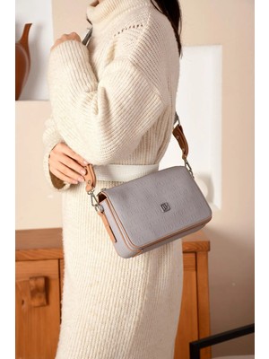 Just Polo Kadın Kabartma Baskılı El ve Omuz Çantası Shoulder Bag