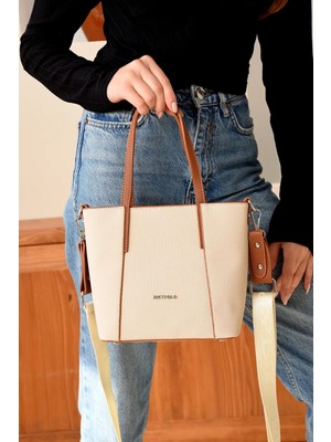 Just Polo Kadın Yeni Sezon El ve Omuz Çantası Ebat : 20 x 24 cm