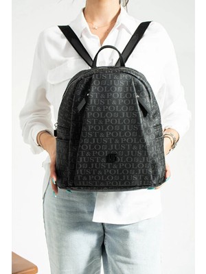 Just Polo Jp Polo Kadın Orijinal 9 Gözlü Büyük Boy Sırt Çantası Ebat: 28 x 33 cm