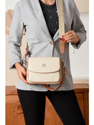 Just Polo Kadın 3 Bölmeli Orta Boy El ve Omuz Çantası 234062MH