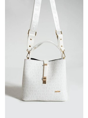 Just Polo Jp Polo Kadın 4 Bölmeli Lüks El & Omuz Çantası Shoulder Bag Ebat: 25X25 cm