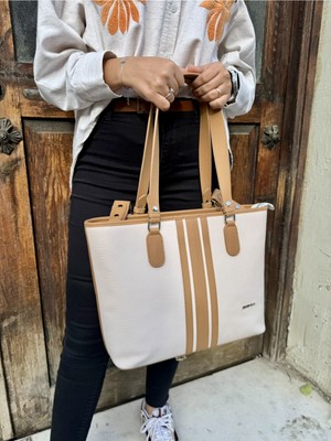 Just Polo Kadın Yeni Sezon Büyük Boy 3 Bölmeli Lüks El ve Omuz Çantası Shoulder Bag