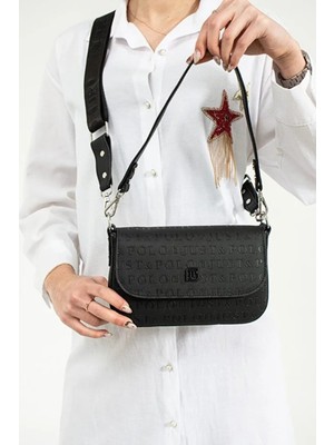 Just Polo Kadın Uzun Ayarlanabilir Askılı Şık El ve Omuz Çantası Ebat : 23 x 14 cm Shoulder Bag