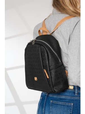 Just Polo Kadın 9 Bölmeli Büyük Boy Sırt Yıkamalı Çantası