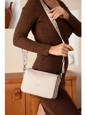 Just Polo Kadın Kabartma Baskılı El ve Omuz Çantası Shopper