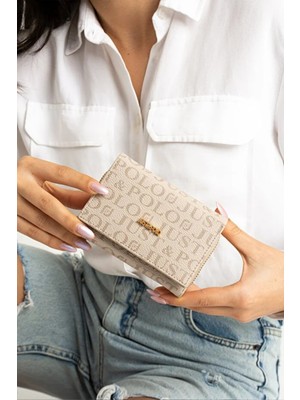 Just Polo Kadın Bol Kartlık ve Kağıt Para Bölmeli Bölmeli Fermuarlı & Kapaklı Cüzdan Shopper