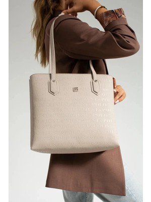 Just Polo Kadın Büyük Boy 2 Bölmeli El Çantası Large Tote Bag P344028MH