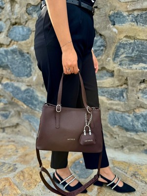 Just Polo Kadın Yeni Sezon Yumuşak Deri Ayarlanabilir Askılı Şık El ve Omuz Çantası Shoulder Bag