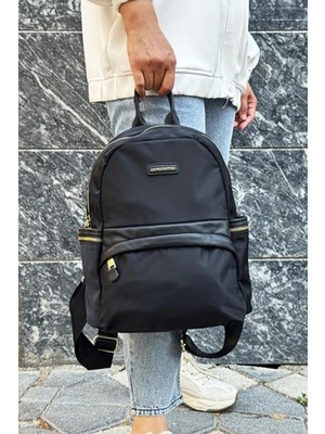 Just Polo Kadın Ithal Saten Kumaş Şık Okul ve Sırt Çantası Shopper