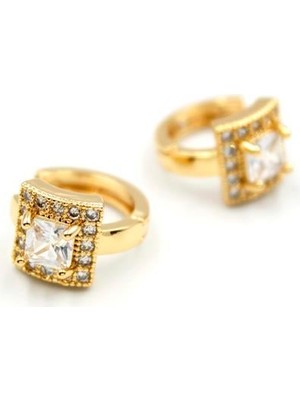 Royaleks Taşlı Küpe - Altın