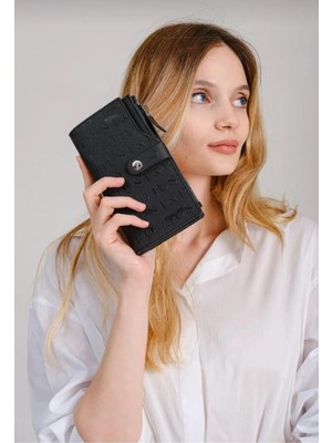 Just Polo Kadın Siyah Cüzdan