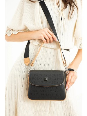 Just Polo Kadın Kabartma Desenli El ve Omuz Çantası 234073MH