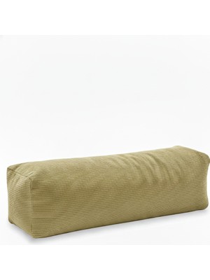 Dechome Koltuk ve Oturma Alanları Için Dekoratif Sırt Destek Yastığı – Fitilli Kadife Kumaş, Içi Dolgulu, Çıkarılabilir ve Yıkanabilir Kılıf