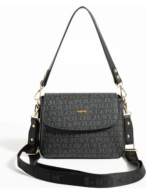Just Polo 2 Bölmeli Omuz Çantası JPM2197MONOGRAM