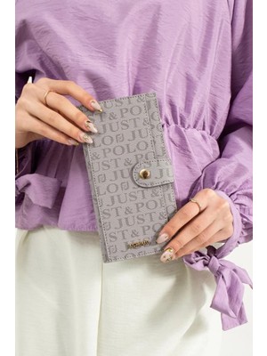 Just Polo Kadın Gri Cüzdan