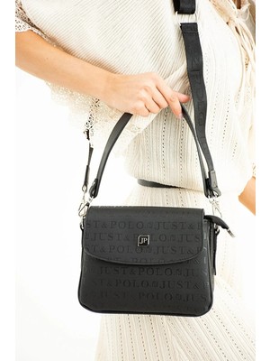 Just Polo Kadın Kabartma Desenli El ve Omuz Çantası 234073MH