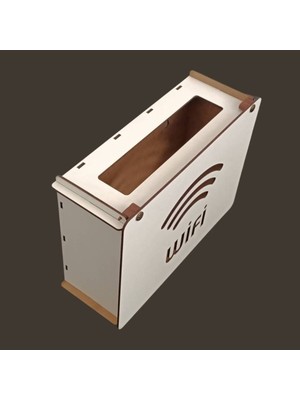 Chagri Elite Modem Saklama Kutusu Wifi Desenli - 25X18X9 cm 1 Adet