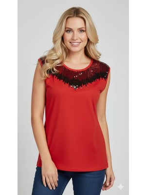 Çamaşır Kenti Şahinler Pullu Sıfır Kollu Atlet B201