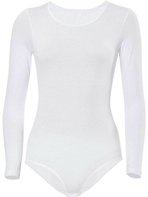 Anıt Likralı Uzun Kollu Body 4058